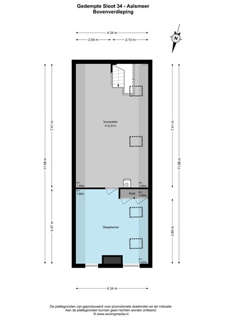 Floorplan - Gedempte Sloot 34, 1431 CR Aalsmeer